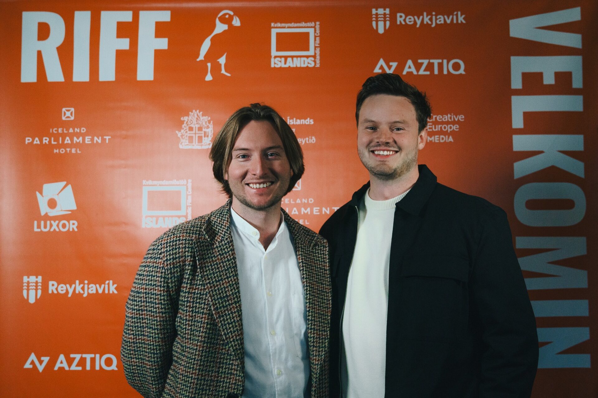 Heimir and filmmaker Jonas Thorhallsson at RIFF - Reykjavik International Film Festival 2024